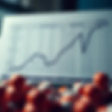 Statistical analysis chart of past lottery results