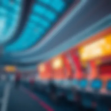 Futuristic Sports Betting Arena