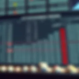 An analytical chart showcasing lottery number trends