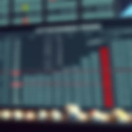 An analytical chart showcasing lottery number trends