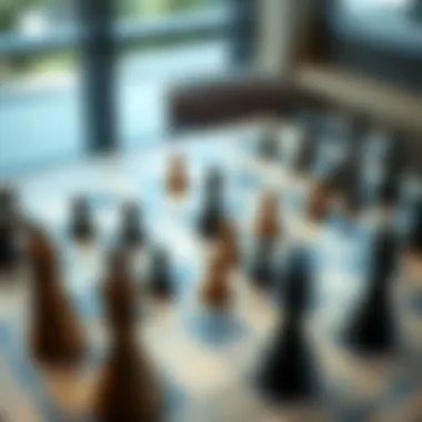 Strategic layout of a game board