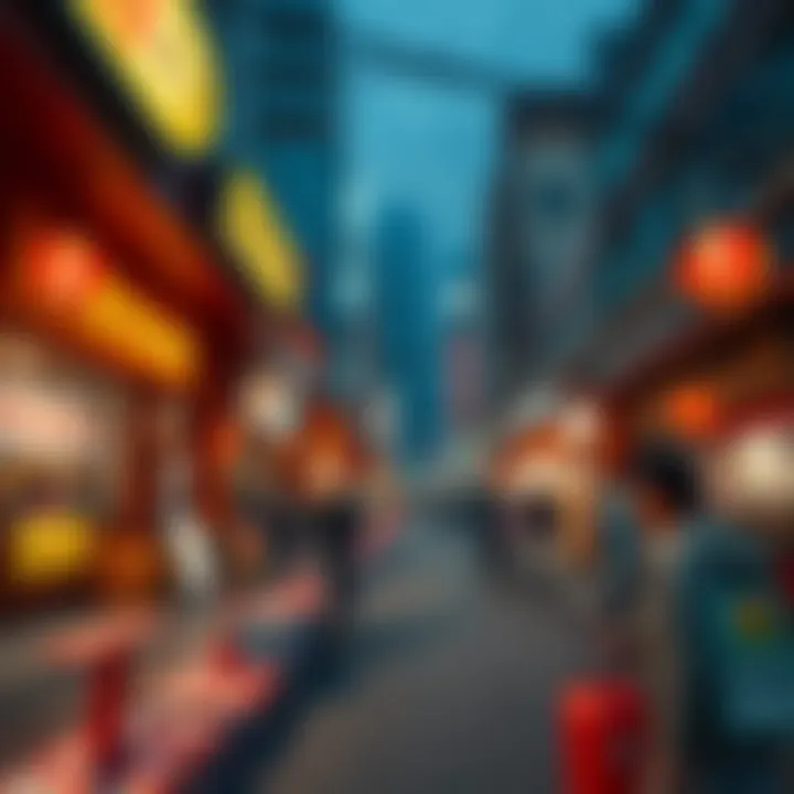 An intricate design representing the culture of betting in Apgujeong