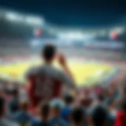 Stadium atmosphere during the Asian Cup