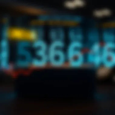 Graphical representation of lottery number trends