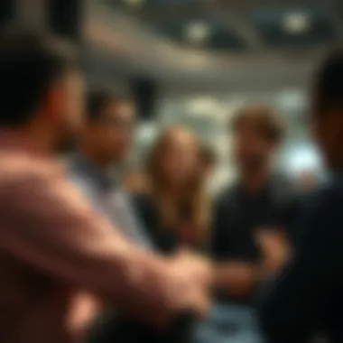 A community engaging in discussions about betting trends