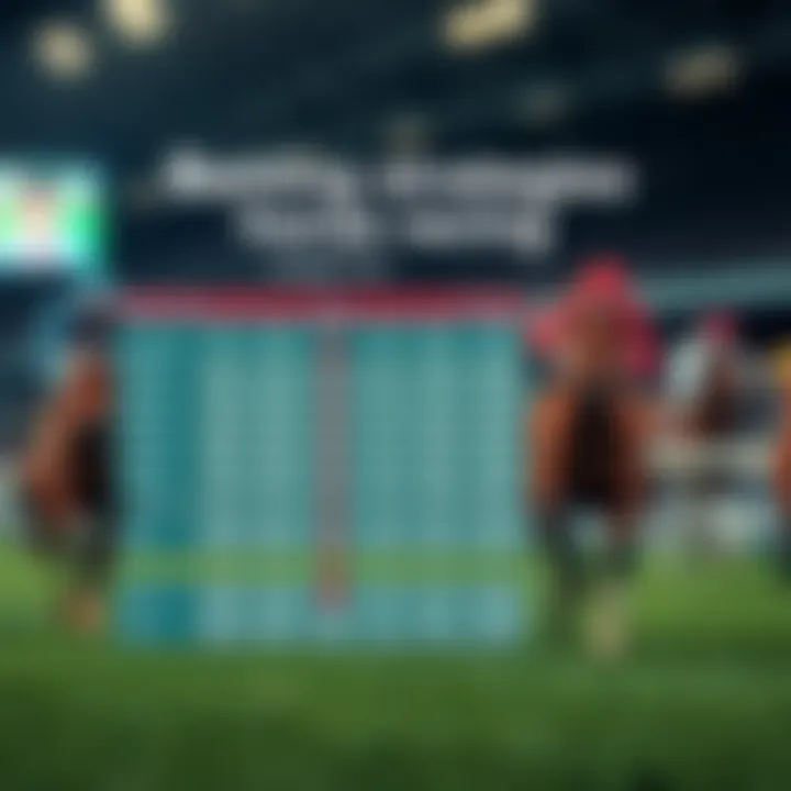 A detailed chart of betting strategies for horse racing