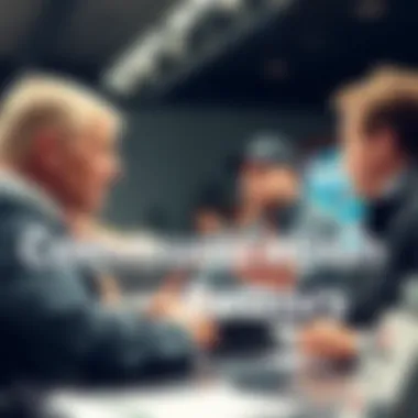 Conceptual image of communication between bettors