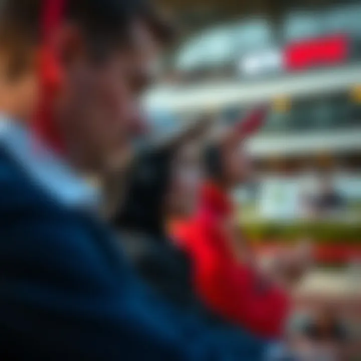 Community members sharing insights and tips related to horse racing