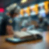 Conceptual representation of digital wallet functionalities