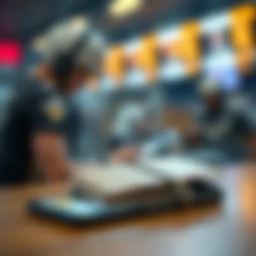 Conceptual representation of digital wallet functionalities