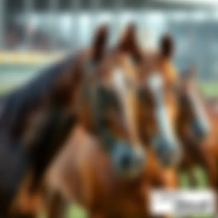 A comparison of different horse breeds used in racing