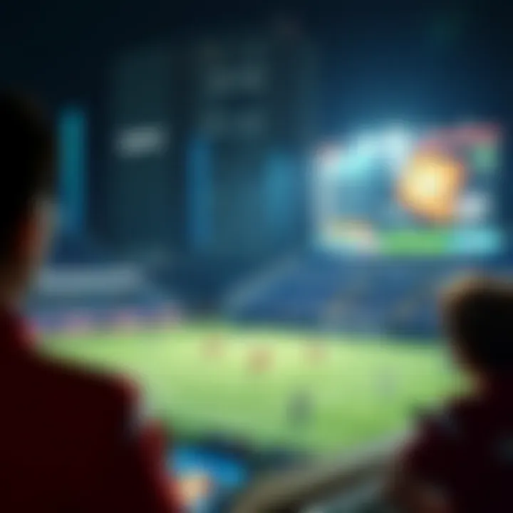 An illustration showcasing online betting advantages