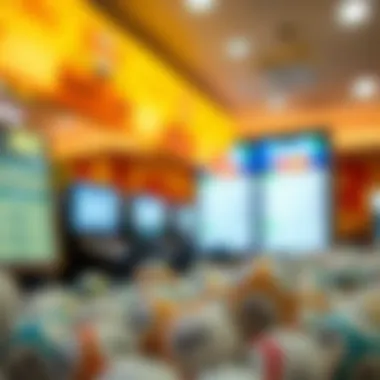 Visual representation of patterns and predictions in lottery