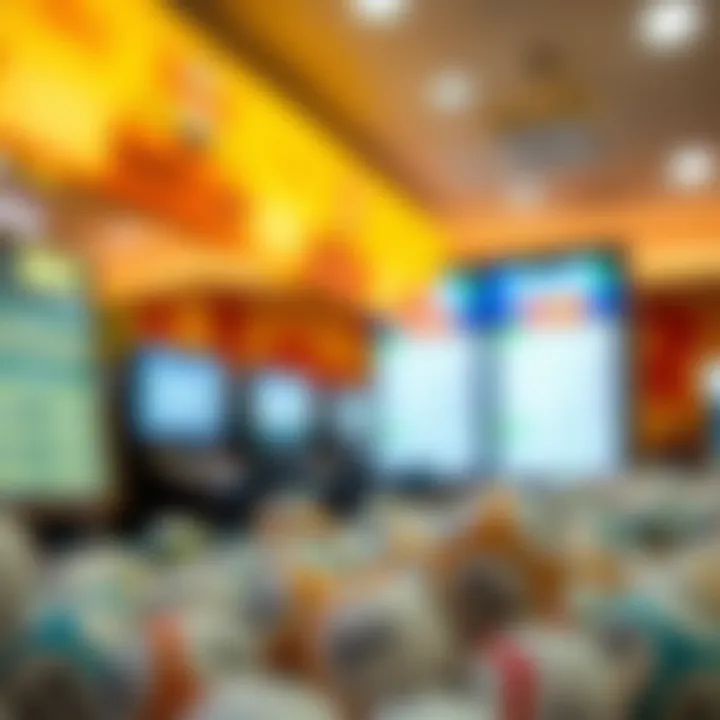 Visual representation of patterns and predictions in lottery