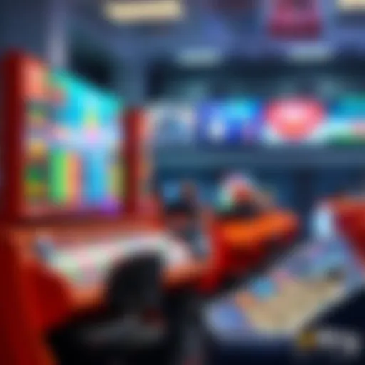 Exploring Popular Lottery Platforms An overview of popular lottery platforms showcasing vibrant graphics.