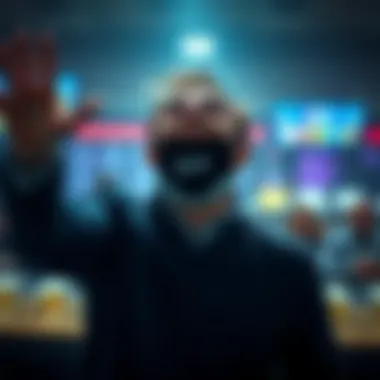 Illustration of lottery excitement and strategy