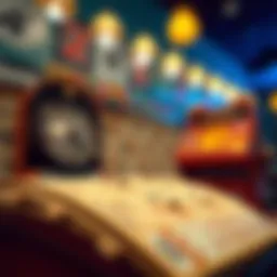 Colorful lottery tickets displayed elegantly