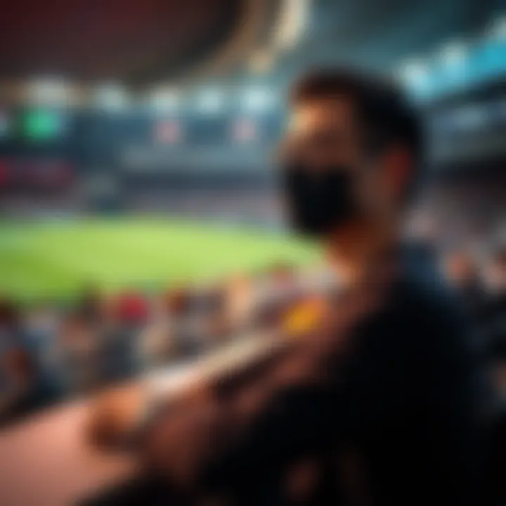 Illustration depicting strategic mindset for betting