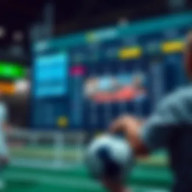 A modern online betting platform interface showcasing user-friendly features