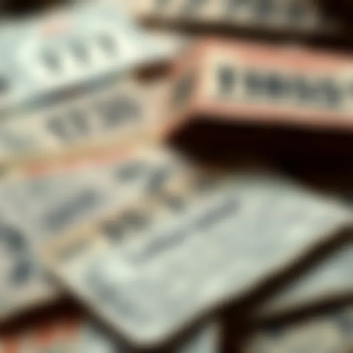 A collage of historical lottery tickets from various eras