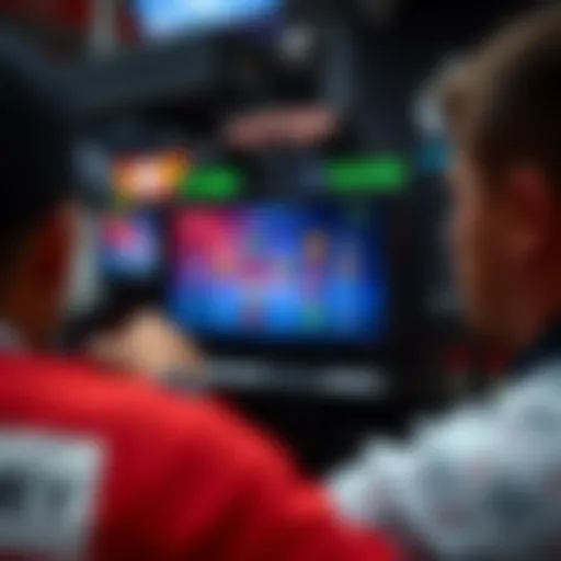 Lottery Simulator Interface Design Conceptual illustration of a lottery simulator interface