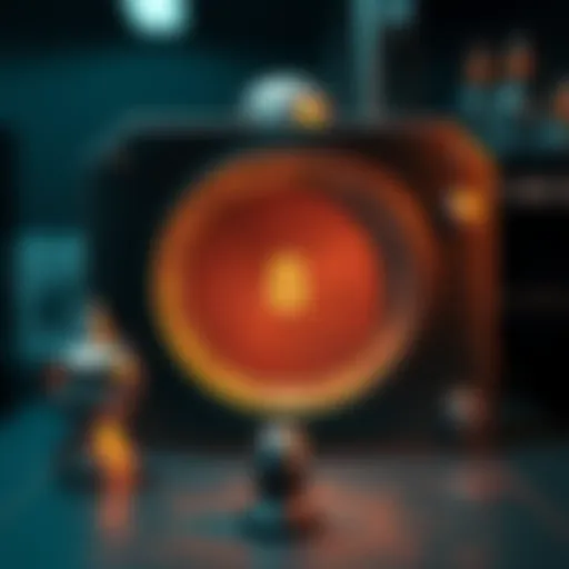 Illustration showing the mechanics of a number drawing machine.