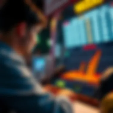 Visual representation of lottery statistics and analysis