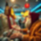 A captivating representation of the history of lottery games