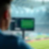 Live sports commentary interface