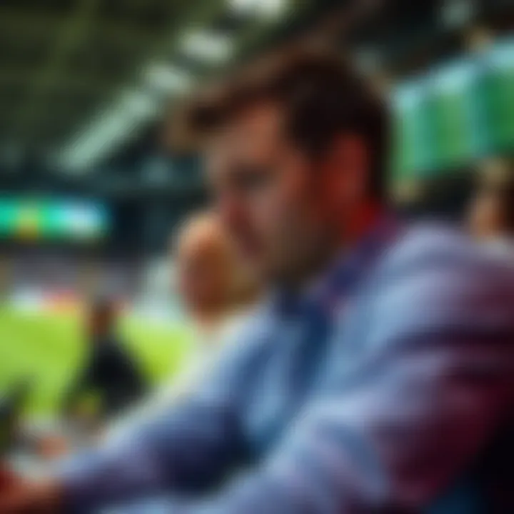 A graphical representation of user engagement in online betting platforms.