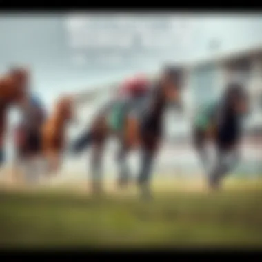 An infographic illustrating the evolution of horse racing through the ages.