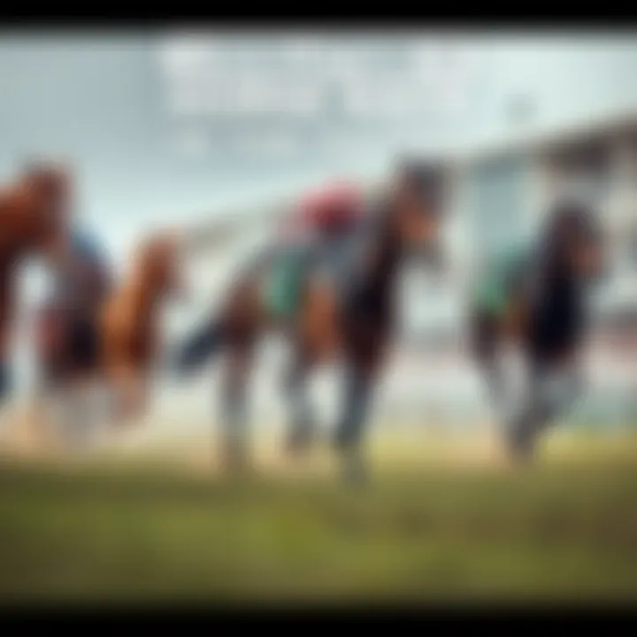 An infographic illustrating the evolution of horse racing through the ages.