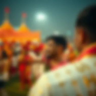 Cultural festival held at Sangam World Cup Stadium