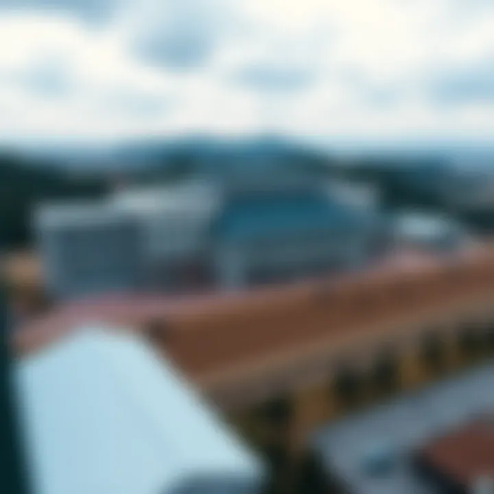 An aerial view of the Seoul Race Club facilities