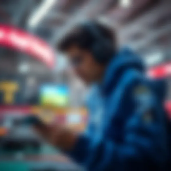 Impact of mobile web games on social behavior