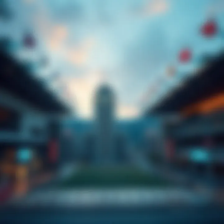 Venue locations for South Korea's football games