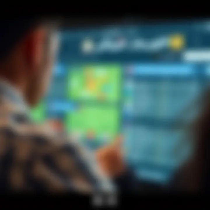 User interface of the Speedkino BePick platform