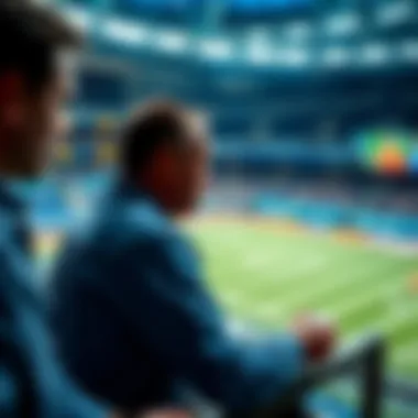 Visual depiction of sports betting analysis