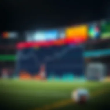 Visual data representation showcasing latest sports betting analytics