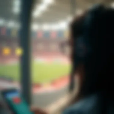 Interactive betting experience on mobile