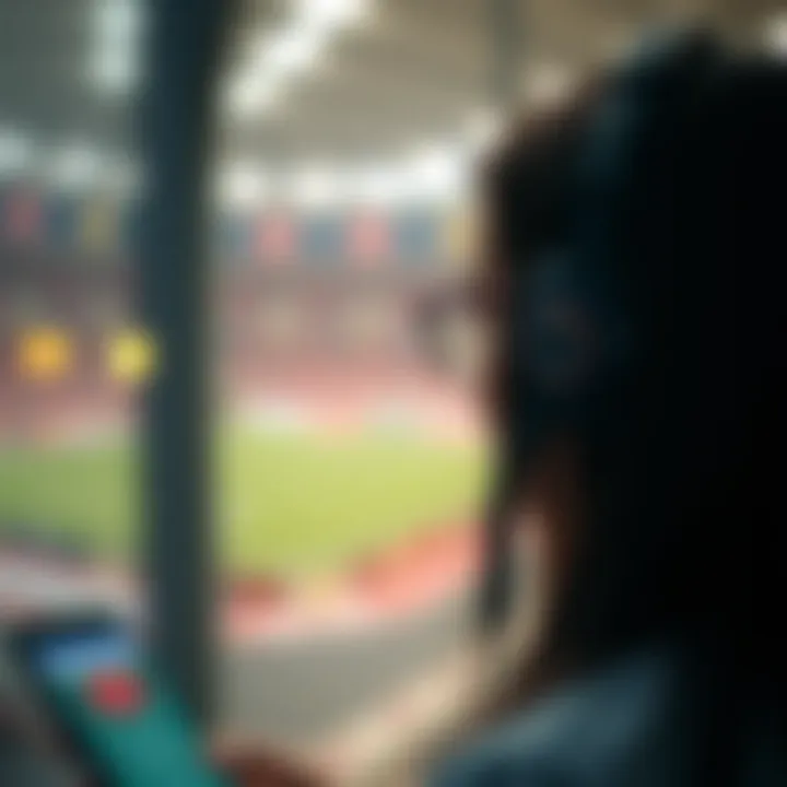 Interactive betting experience on mobile