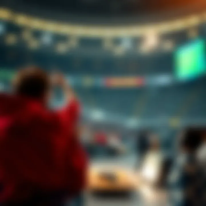 An abstract concept of digital platforms enhancing user experience in betting activities.