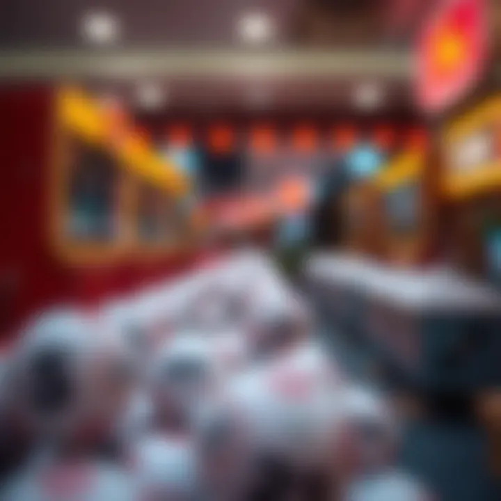 Visual representation of lottery attraction elements