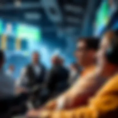 Dynamic sports betting scene depicting excitement and anticipation during a game.